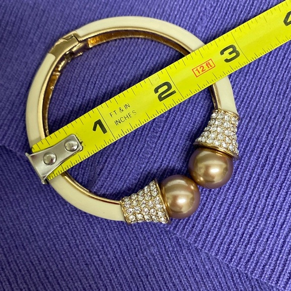 Kate Spade Enamel Hinged Cuff Bracelet - Picture 6 of 7